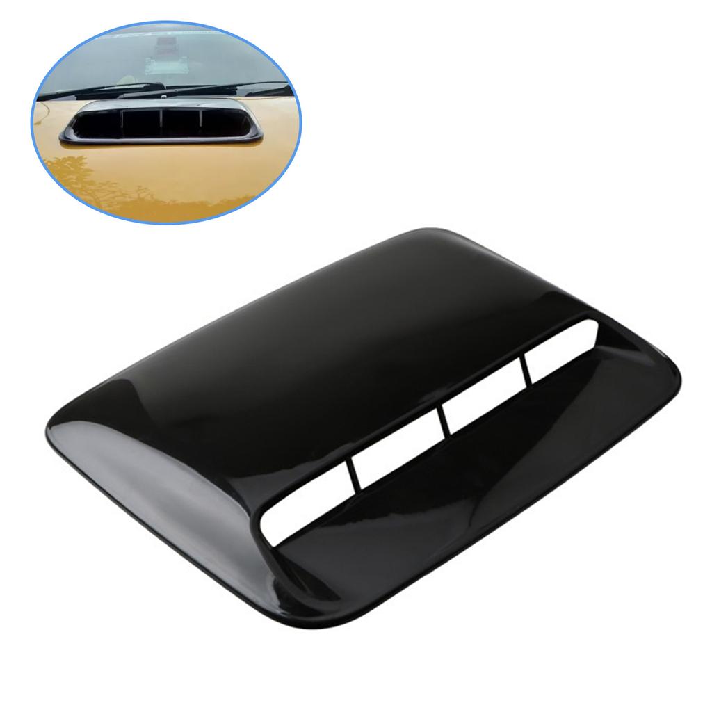 Car Air Flow Intake Hood Scoop Vent Bonnet Decorative Covers Center Side Air Outlet Hood Universal Auto Exterior Accessories