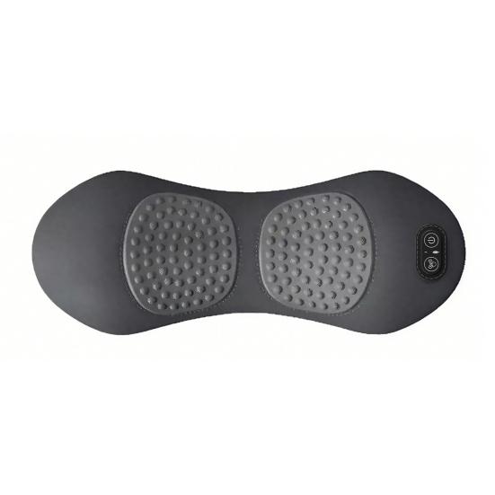 Lumbar Support Pillow Deep Tissue Massager with Heating & Vibration Memory Foam Cushion for Travel Home Office Use