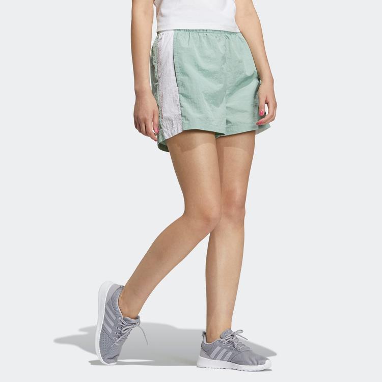 Adidas Neo Ss May Embroidered Training Shorts Women Shorts Light-Green GP5489