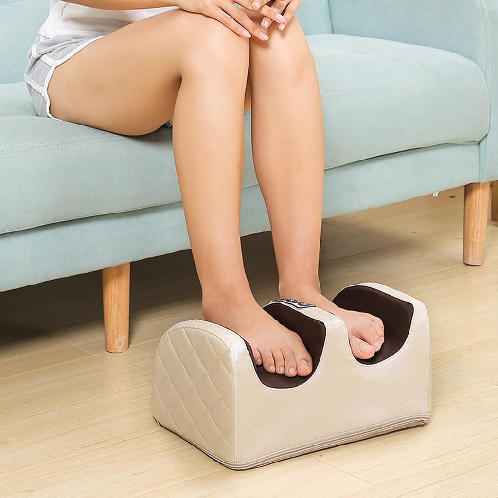 110v-240v Electric Shiatsu Foot Massager Roller Foot Massage Heating Therapy Foot Massage Machine for Relief Leg Fatigue Women/Men Gift