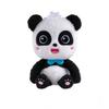 BabyBus Kiki Plush Toy (Large) with Hands, Sitting Position, DVD, Panda, Birthday Gift, Preschool Entry Gift, Children's Day Gift, Baby Shower Gift,