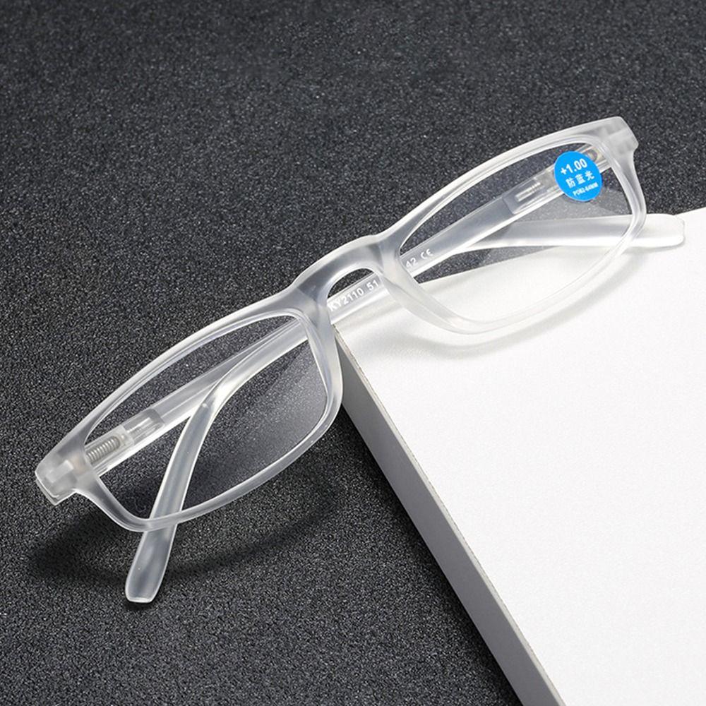 Women Men Anti Blue-Ray Transparent Eyeglasses Reading Glasses Eyewear Presbyopia