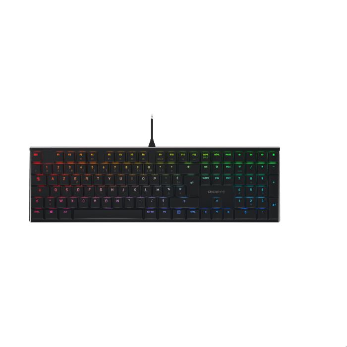 Clavier Mécanique - Cherry - MX 10.0N RGB - Filaire - AZERTY Français - Switches Low Profile Speed
