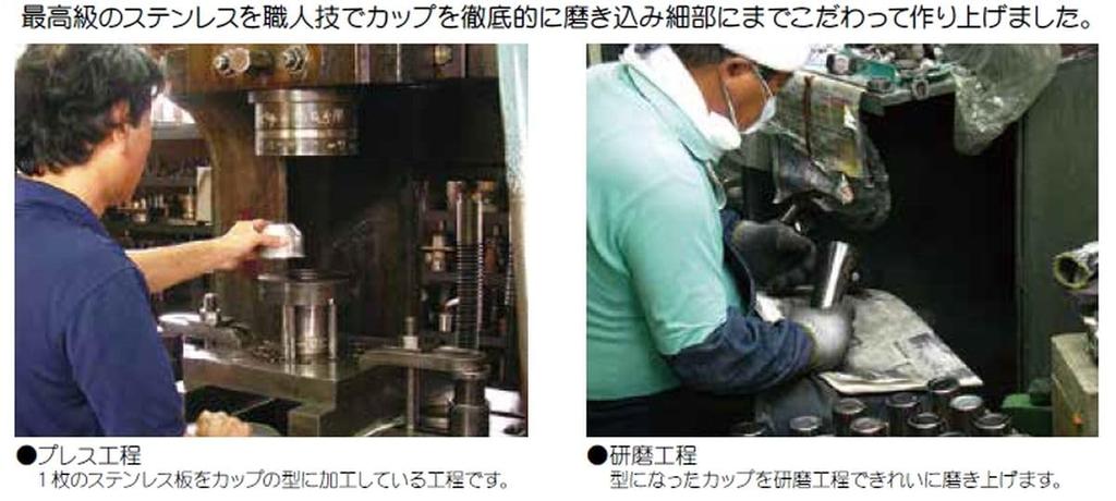 Eco Bag Sake Glass Stainless Steel Double Layer Sakura Sake Cup Gold Plated 58ml Made In Vietnam Made In Japan J-kitchens & 18-8 (24K Inside) /