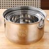 Rice Cooker Inner Pot Replacement Stainless Steel High Volume Cooker Liner Cooker Inner Pot for Steaming Stewing Slow Simmering