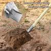 Steel Gardening Spade Heavy Duty Shovel Snow Digging Shovel Portable Hand Spade for Camping Hiking Planting Gardeners