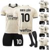 A.C. Milan Away Jerseys Sports Team Uniform Set Football Training Suit Set