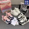 Thick-soled Small Muffin Bottom Spring New Breathable Casual Shoes Color Matching Niche Board Shoes