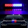 8 LED 8 LED Warning Light Flashing Flashing Windshield Flash Lighting Strobe Light For Car  Car