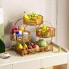Fruit Basket Bread Vegetable Rack Bowl Holder Countertop for Onion