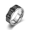 Titanium Steel Does Not Fade, Corrode or Smear Men's Jesus Ring Jewelry