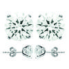 [L5026] - Silver Earrings 'Essentiel' Silver White (rhodium-plated) - 8 Mm