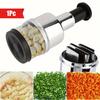 Powerful Hand Chopper Food Press Mixer For Cutting Meats Fruits Vegetables Slicer Tools Nuts Shredder Kitchen Tools  Accessories