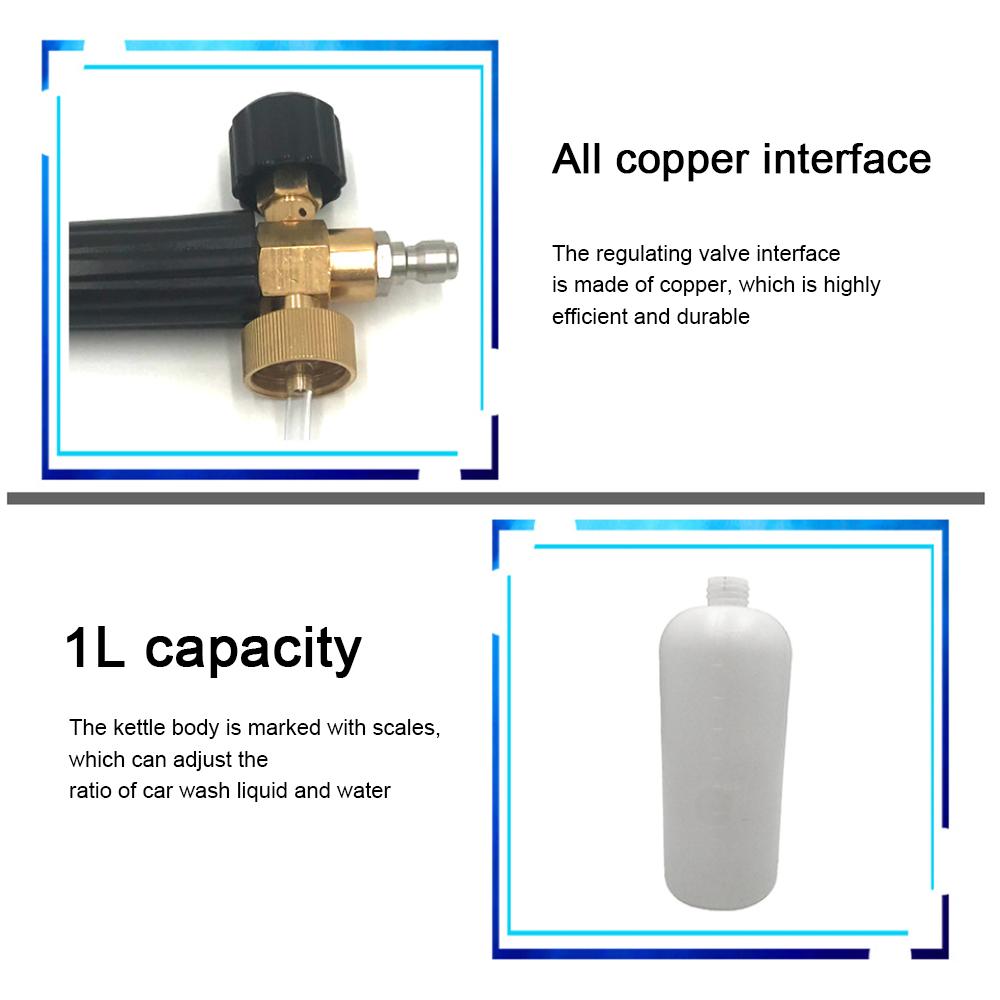 Car Washer Foam Gun Snow Foam Lance Generator High Pressure Interior Deep Car Cleaning Gun for Karcher K Series