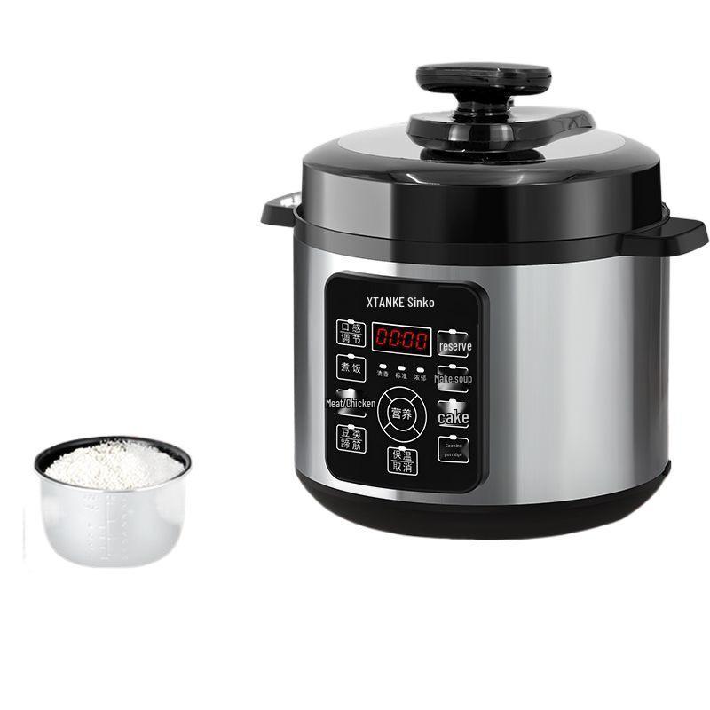 Multifunctional Electric Pressure Rice Cooker with Double Pot & Large Capacity [Manufacturer]