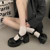 Fashion Women Loafers Autumn New Platform Heels British Style Lolita Low Heel Mary Jane Jk Uniform Shoes Leisure Daily Mary Jane Shoes