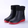 3306 Mid-Tube Fashion Rain Boots for Men and Women - Non-Slip, Waterproof, Thick Rubber Shoes, Ideal for Kitchen Work