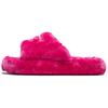 Li Ning Fluffy Comfortable Warm Lightweight Non-Slip Trendy Slide Sandals Unisex Footwear Bright-Pink AZST023-3