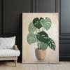 Monstera In a Pot Monstera In a Pot, 30X40 Cm, Frameless, Matte Paper 230 Gsm