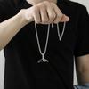 Pendant Necklace Hip Hop Geometric Electroplating Bright Luster Fadeless Decorative Gift Men Women Whale