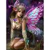 Full 5D Diy Diamond Painting Cartoon Butterfly Girl Embroidery Cross Stitch Home Decor Handmade Gift