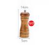 Pepper Grind Salt and Grinder Kitchen Tools Oak Freshly Wooden Flask