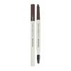 Flat Eyebrow Pencil 1 + 1, No. 4 Dawn Dew Ash Brown, 1 Pc.