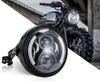 7 Inch Led Headlight with Shell Inspection Compatible Led White 6000K Waterproof IP67 Suitable for Harley Squid Ring Turn Signal Led Fog with DRL