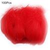 100Pcs Interesting Stylish Soft Feathers Craft Kit Shooting Prop Feathers Craft Kit for School