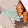 1Pc Baking Glove Ultra-thick Heat-Resistant Reusable Non-slip Texture Easy To Clean Anti-scald Silicone High-Temperature Resistant Oven Baking