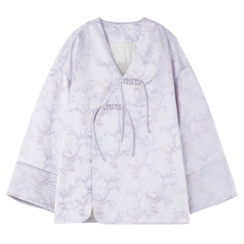 Autumn Water Yi Ren Women's New Chinese Style V-neck Down Jacket