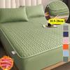 High-Quality Thick Quilted Double Bed Sheet Mattress Cover Soft Breathable Elastic Fitted Sheet with Deep Pocket 150 220*200 Bed Linen Cover