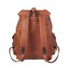 Retro Men's Large Capacity Genuine Leather Cowhide Backpack - Crazy Horse Travel & Motorcycle Bag