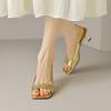 Elegant Fashion Concise Women Sandals Summer Ladies Wedding Pumps Party Office Woman Genuine Leather High Heels Shoes