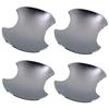 Door Handle Protector Covers for Nissan Silver Matte Type N-BOX (JF3/JF4) - Plated, - 4-Pack (Product Code ac439-A)