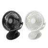 Clip On Fan 360 Degree Rotatable 3 Gears Quiet USB Charging Portable Small Desk Fan for Office Campi