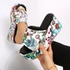Women's Beach Slippers 2024 Summer Fashion Bohemia Wedges Slippers for Women  Platform High-heeled Slippers Women Shoes for 2024