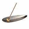 Bronze Metal Incense Holder, Small Boat-Shaped Incense Holder, Buddhist Altar Plate, Interior Incense Burner, Soothing Incense Burner, Multi-F