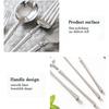 Stainless Steel Cutlery with Steak Cutter Mirror Polished Flatware Utensils Metal Spoons Forks Chopsticks Tableware for Home Parties