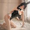 One-piece Patent Leather Rabbit Suit Sexy Lingerie Female Game Cosplay Bunny Uniform Seduction