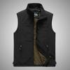 Autumn And Winter Plus Velvet Vest Men 'S Soil Jacket Outdoor Leisure Vest Waistcoat Vest Jacket