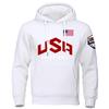 USA Basketballer Printed Sports Hoodie Men Warm Full Sleeve Warm Oversized Clothes Autumn Street Sweatshirts Man