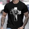 Y2k T-shirts for Men Clothes Short Sleeve T-shirts for Men Women's Tops Woman Jesus Saved My Life Unisex Oversized T-shirt Tops