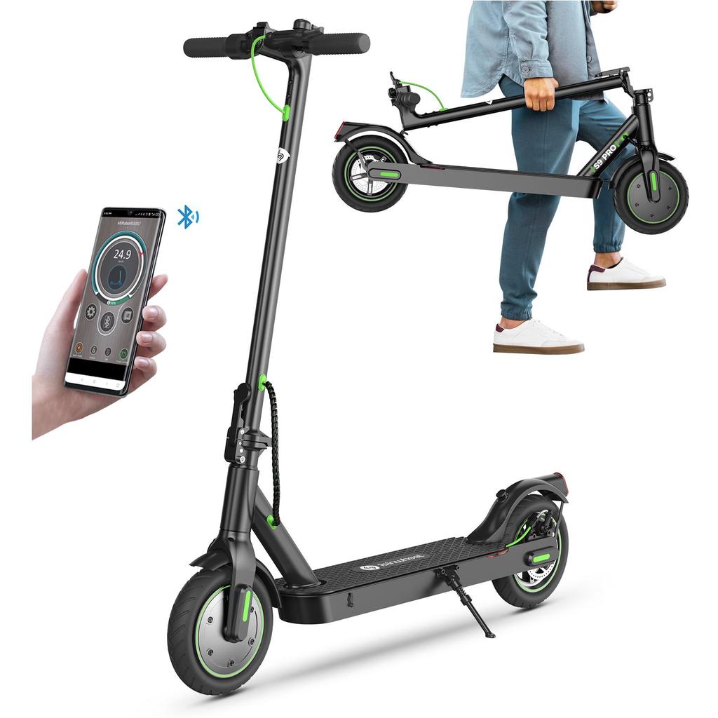 Isinwheel S9 PRO Electric Scooter - 350W Motor, 8.5" Solid Tires, Smart App Control | Ultra-Portable Commuter Scooter