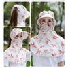 Full Face Neck Protection Sunscreen Cap Dust-proof Outdoor Sun Hat Outdoors Tea Picking Cap  Summer