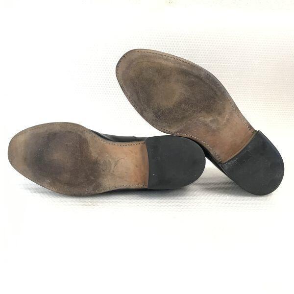 Vintage Johnston & Murphy Glass Leather Cap-Toe Dress Shoes Men’s 10.5EEE Black(USED)