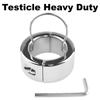 Testicle Clamp Heavy Duty Chastity Cock Ring Sex Toys Male Penis Ring Stretcher Scrotum Stimulation Lock Training Device Metal