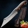 Mongolian Hand Meat Knife Small Chef Knife Eating Lamb Chops Special Knife Stainless Steel Household Fruit Knife
