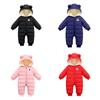 Winter Infant Coat Baby Boys Girls Warm Romper Bear Ears Hooded Zipped Outwear