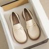 Весенне-осенние элегантные женские туфли-лодочки на низком каблуке, туфли-лоферы с круглым носком для женщин, высокое качество, шик, акцент, в предложении, обувь Y2k